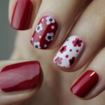 nail art, manicure, nails, flower background, nail polish, cuticles, red manicure, red nail art, floral nail art, floral nails, flowers, fingernails, nature, color, polish, woman, beautiful flowers, hand, nail spa, style, flower wallpaper, glamour, female, natural nails, elegant nails
