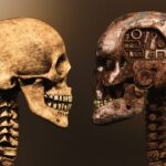 skull, skull and crossbones, spine, cervical vertebrae, bone, human, skeleton, metal, cyborg, compared to, skull, spine, spine, spine, cyborg, cyborg, cyborg, cyborg, cyborg