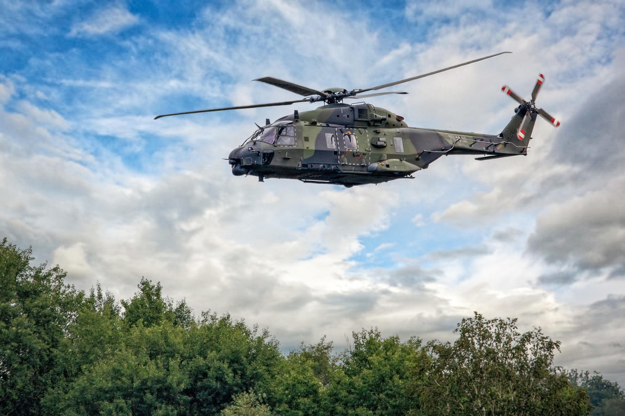 helicopter, aircraft, army, military, nhindustries nh90, flying, aviation