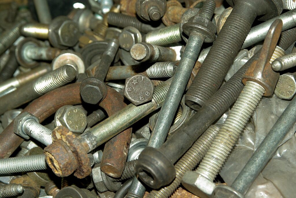 bolts, steel, fixation, screw