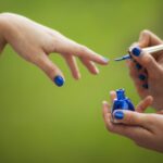 green, blue, finger, hand, nail varnish, luxury, relaxation, beauty, skill, manicure, woman, girl, body care, service repair, nail, manicure, manicure, manicure, manicure, manicure, nail