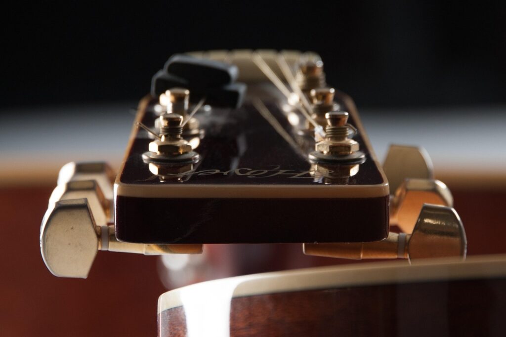 guitar, music, in, instrument, to play, musical instrument, wood
