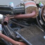 recycling, thrash metal, metal container, circuit, collection container, scrap metal, metal, scrap metal, scrap metal, scrap metal, scrap metal, scrap metal, metal