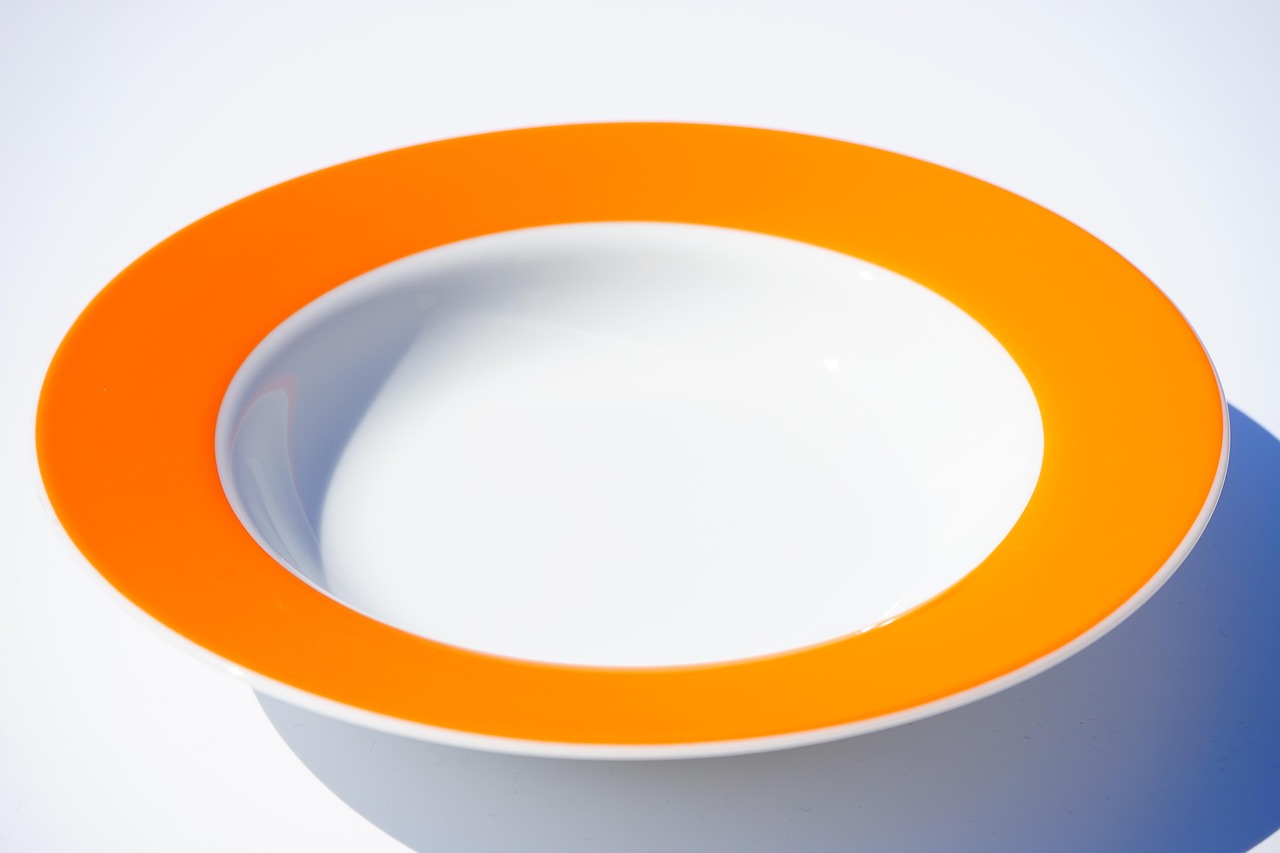 plate, soup plate, dinner plate, dishes, multicoloured, coloured, orange, colorful, porcelain, plate, plate, plate, plate, plate, dinner plate